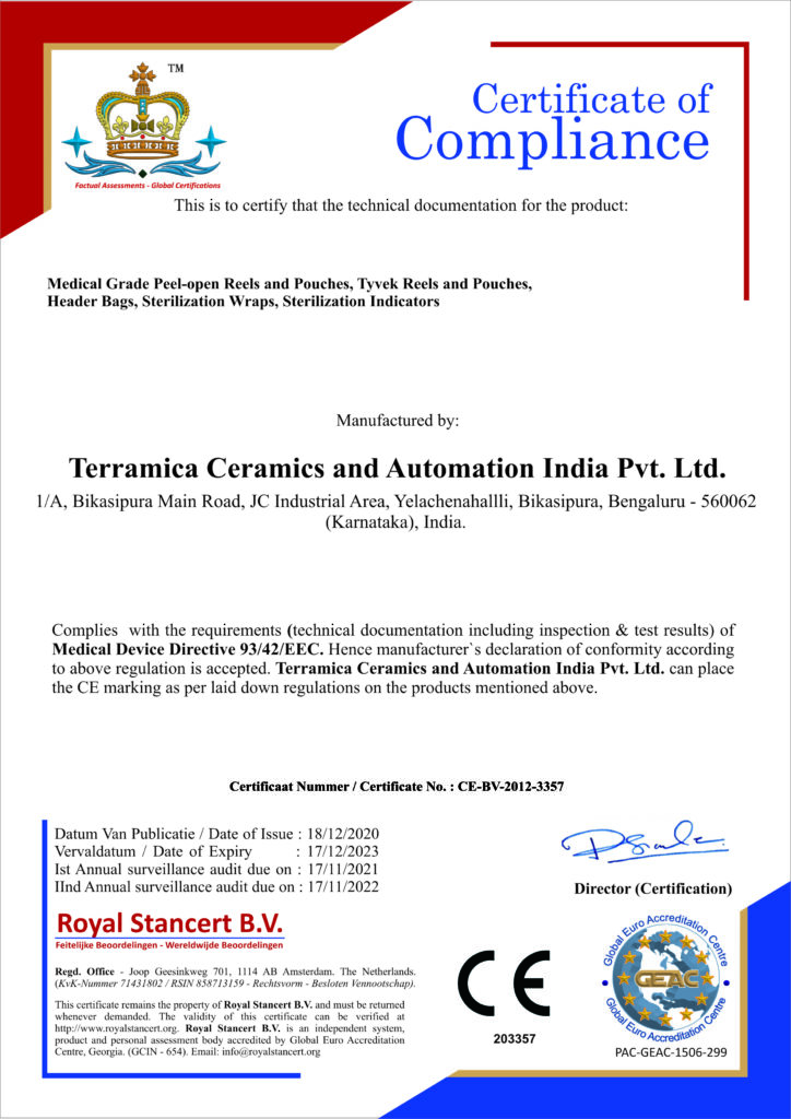 Terramica Ceramics and Automation India Pvt Ltd - CE